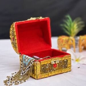 Handcrafted Velvet Jewellery Gift Box Organizer