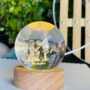 3D Crystal Ball LED Night Light