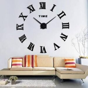 Acrylic Mirror Wall Clock for Home Decor